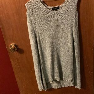 cute over shirt, teal